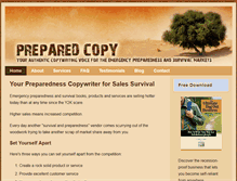 Tablet Screenshot of preparedcopy.com